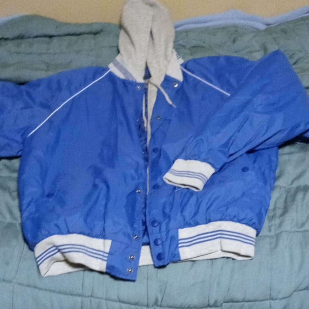 A sporty zip up jacket